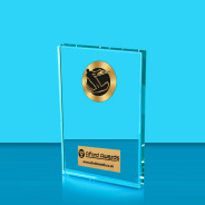 Water Skiing Crystal Rectangle Award