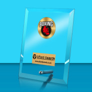 Boxing Crystal Rectangle Award