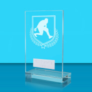UV Colour Printed Bowls L Shaped Jade Glass Award