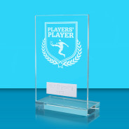 UV Colour Printed Players' Player L Shaped Jade Glass Award
