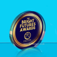 Utopia Jade Glass Award - UV Colour Printing