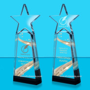 Houston Crystal Star Award - UV Colour Printing