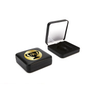 Colour Printed Black Leatherette Medal Box for 50mm Medal