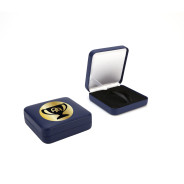 Colour Printed Blue Leatherette Medal Box for 50mm Medal