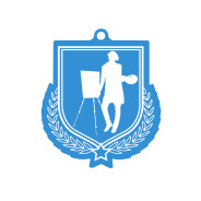 Colour Printed Art Shield Shaped Medal
