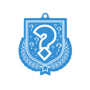 Colour Printed Quiz Shield Shaped Medal