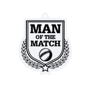 Colour Printed Man of the Match Shield Shaped Medal