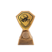 Antique Gold American Football Plastic Tower