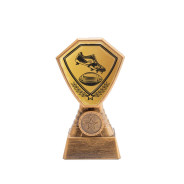 Antique Gold American Football Plastic Tower