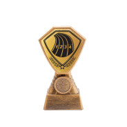 Antique Gold Athletics Plastic Tower