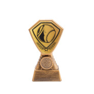 Antique Gold Baseball Plastic Tower