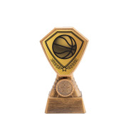 Antique Gold Basketball Plastic Tower