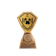 Antique Gold Boxing Plastic Tower
