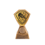 Antique Gold Cheerleading Plastic Tower