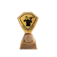 Antique Gold Clay Pigeon Shooting Plastic Tower