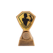 Antique Gold Darts Plastic Tower