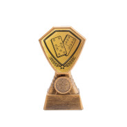 Antique Gold Dominoes Plastic Tower