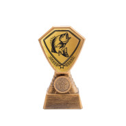 Antique Gold Fishing Plastic Tower