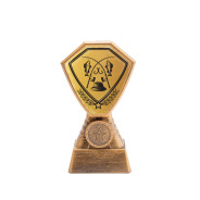 Antique Gold Fishing Plastic Tower