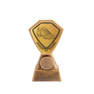 Antique Gold Football Boot Plastic Tower