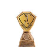 Antique Gold Golf Plastic Tower