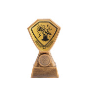 Antique Gold Music Plastic Tower