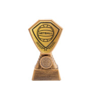 Antique Gold Netball Plastic Tower