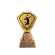 Antique Gold Volleyball Plastic Tower