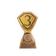 Antique Gold 3rd Place Plastic Tower