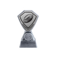 Antique Silver American Football Plastic Tower