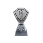 Antique Silver American Football Plastic Tower
