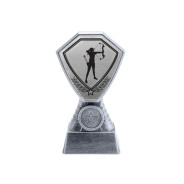 Antique Silver Female Archery Plastic Tower