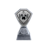 Antique Silver Boxing Plastic Tower