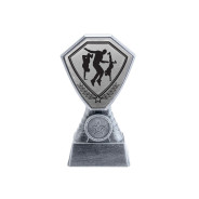 Antique Silver Dancing Plastic Tower