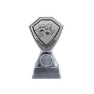 Antique Silver Drama Plastic Tower