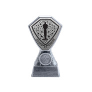 Antique Silver Drama Plastic Tower
