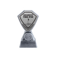 Antique Silver Nearest the Pin Plastic Tower