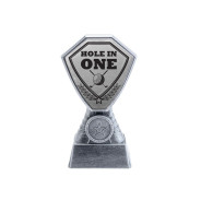 Antique Silver Hole in One Plastic Tower