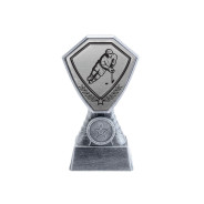 Antique Silver Ice Hockey Plastic Tower