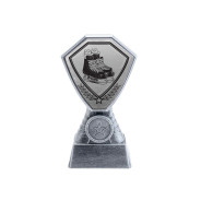 Antique Silver Ice Hockey Plastic Tower