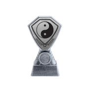 Antique Silver Martial Arts Plastic Tower