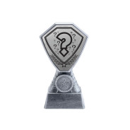 Antique Silver Quiz Plastic Tower