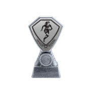 Antique Silver Women's Rugby Plastic Tower