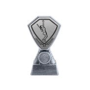Antique Silver Ladies Tennis Plastic Tower