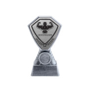 Antique Silver Body Building Plastic Tower