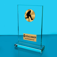 Bowls Thick Glass Plaque with Black Presentation Box