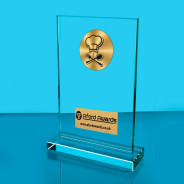Cooking Thick Glass Plaque with Black Presentation Box