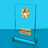 Literature Thick Glass Plaque with Black Presentation Box