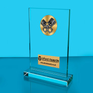 Motorsport Thick Glass Plaque with Black Presentation Box