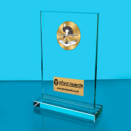 Pool Thick Glass Plaque with Black Presentation Box